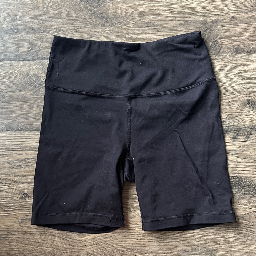 90 Degree By Reflex Black Bike Shorts